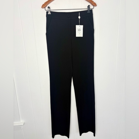NWT Salvatore Ferragamo Women’s Black Trousers Size US 4 Career Uniform Staff - Picture 1 of 11